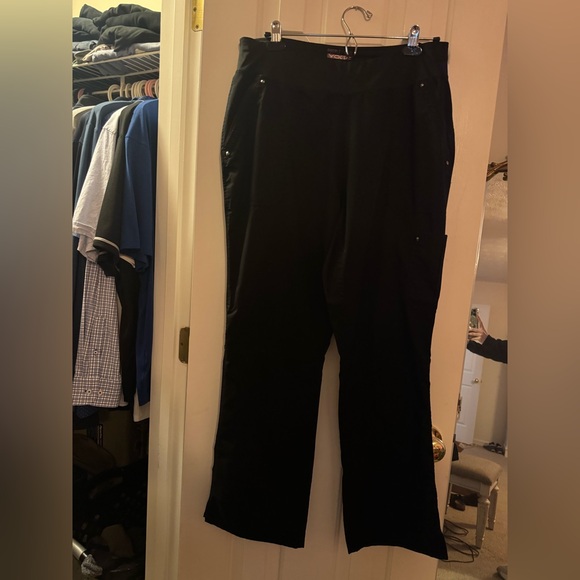 healing hands Pants - Healing Hands Purple Label Black Scrub Pants Large